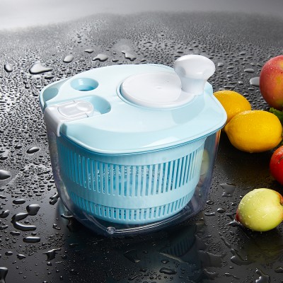 Portable vegetable dryer vegetable processor salad spinner with slicer grater chopper