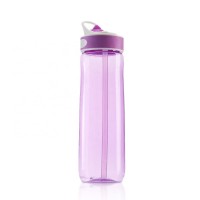 Custom logo 750ml tritan sport water bottle with straw