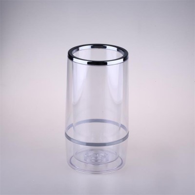 1.5L plastic ice bucket plastic wine cooler ps container