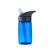 Bluk children kids 450ml plastic water bottle with straw